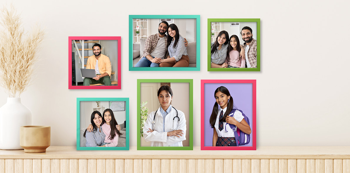 Big size on sale photo frames online